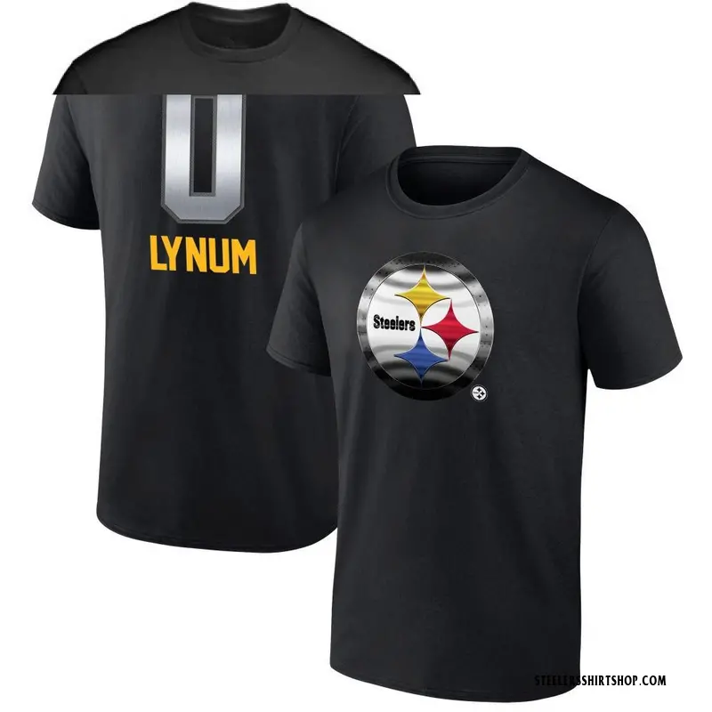Youth Tamon Lynum Pittsburgh Steelers Midnight Mascot T-Shirt - Black