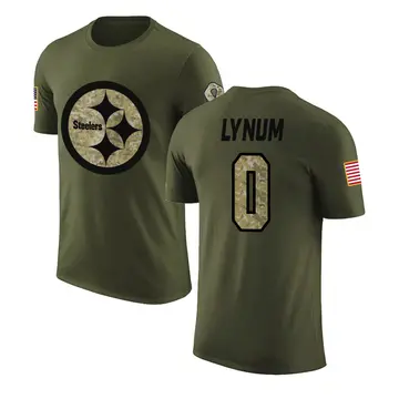 Youth Tamon Lynum Pittsburgh Steelers Olive Salute to Service Legend T-Shirt